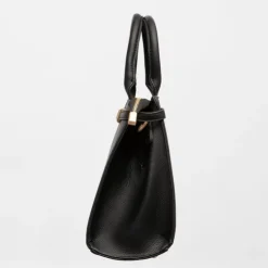 GEORGES RECH Sac thumette trapèze avec clip doré 32x13x22cm Femme NOIR Clearance