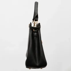 GEORGES RECH Sac tracie trapèze similicuir effet serpent 34,5x13x24cm Femme NOIR Sale