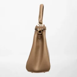 GEORGES RECH Sac tracie trapèze similicuir effet serpent 34,5x13x24cm Femme MARRON CLAIR Sale