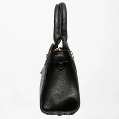 GEORGES RECH Sac trapèze tammaro 23x9x16,5cm similicuir grainé Femme NOIR Best