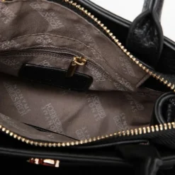 GEORGES RECH Sac trapèze tammaro 23x9x16,5cm similicuir grainé Femme NOIR Best