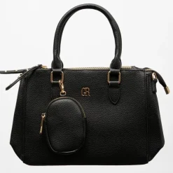 GEORGES RECH Sac trapèze tess 28x13x22 cm Femme NOIR Sale