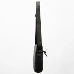 TORRENTE Sacoche avec anse ajustable similicuir 26x30x8cm Homme NOIR New
