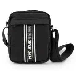 PEPE JEANS Sacoche avec bandoulière wolf dublin16x20x5cm Homme NOIR Hot