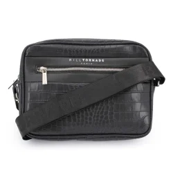BILL TORNADE Sacoche bandoulière effet croco e Mixte NOIR Online