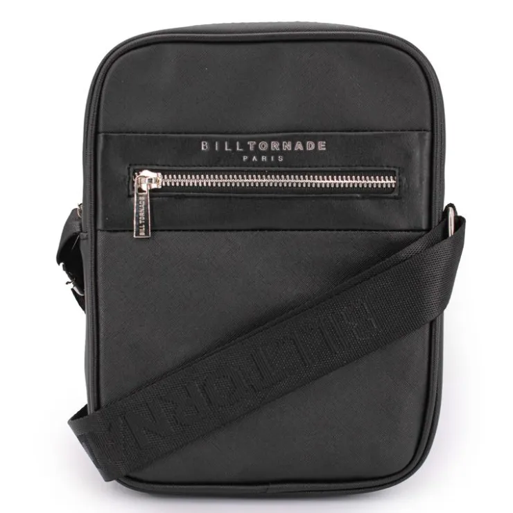 BILL TORNADE Sacoche bandoulière mat Homme NOIR Best