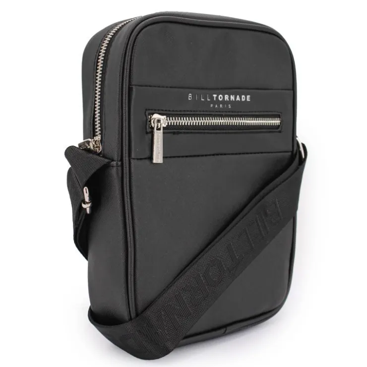 BILL TORNADE Sacoche bandoulière mat Homme NOIR Best