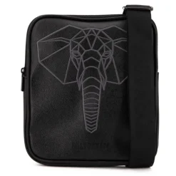 BILL TORNADE Sacoche épaule brodée animal 22x25x2cm Homme NOIR Clearance