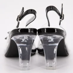 LAURA VITA Sandale a talon mira01 blanc 35/41 Femme NOIR Hot