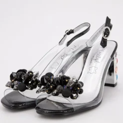 LAURA VITA Sandale a talon missy01 35/41 Femme NOIR New