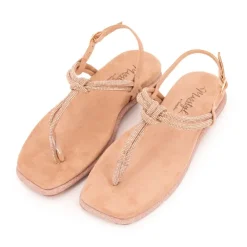 LAURA VITA Sandale maxine 08 taupe t36/41 Femme BEIGE New