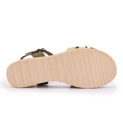 BIOSTOCK Sandales à plateforme multi avellana Femme KAKI