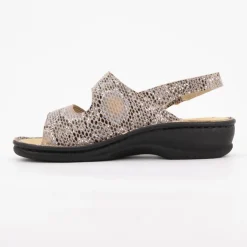 SCHOLL Sandales à scratch nevia sandal motif croco Femme BEIGE Online