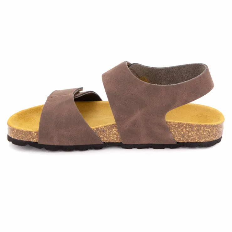 BIOSTOCK Sandales à scratch double bride Enfant MARRON Online