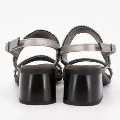 SCHOLL Sandales à talons es élysees à strass Femme NOIR