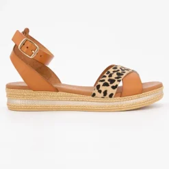 CARLA TORTOSA Sandales a plateforme leo/avellana 14678 t36/41 Femme MARRON Hot