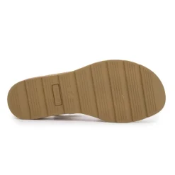 CAPRICE Sandales compensees white comb 36/41 Femme BLANC Discount