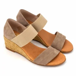 PINAZ Sandales Compensées Neveah Femme BEIGE Hot