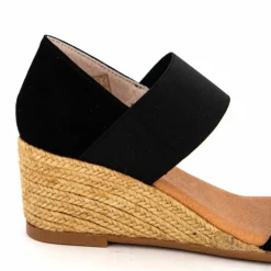 PINAZ Sandales Compensées Neveah Femme NOIR Best