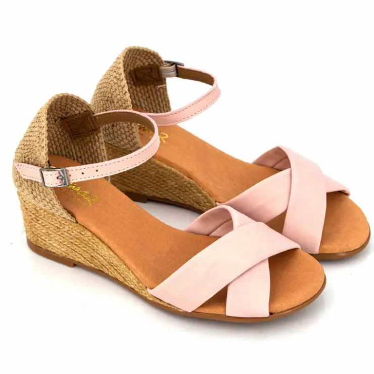 PINAZ Sandales Compensées Paloma Totem Femme ROSE CLAIR Best