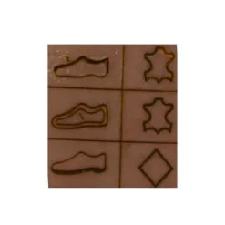 PIERRE CARDIN Sandales dé en cuir boucle cheville talon 7cm Femme OR New