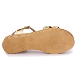 CARLA TORTOSA Sandales glitter avec bride à paillettes Femme OR Outlet