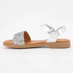 CARLA TORTOSA Sandales glitter Enfant ARGENT Online