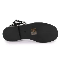 LES TROPEZIENNES PAR M.BELARBI Sandales multi brides cheville à strass Coradiam Femme ARGENT