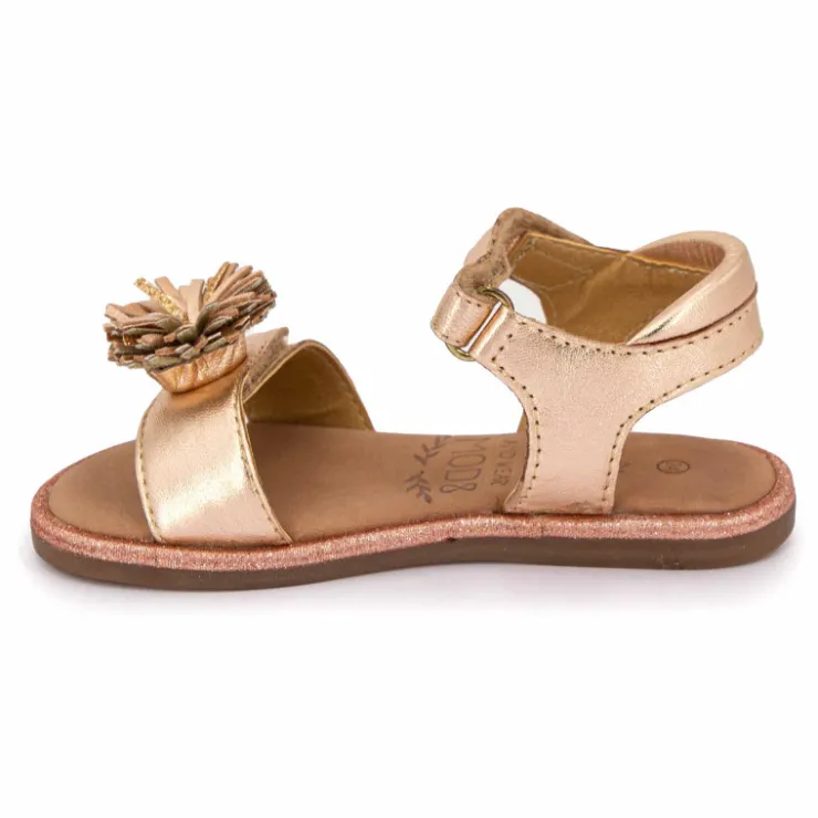 MODE8 Sandales Paxilla Enfant OR ROSE Discount