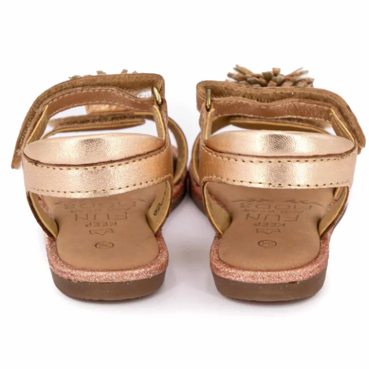 MODE8 Sandales Paxilla Enfant OR ROSE Discount