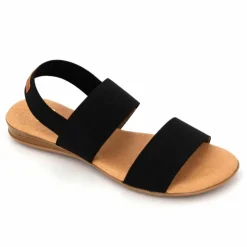 PINAZ Sandales plates Nigella Femme NOIR Best