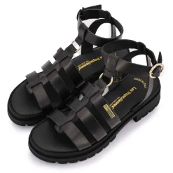 LES TROPEZIENNES PAR M.BELARBI Sandales semelles épaisses Tobo e Femme NOIR Best