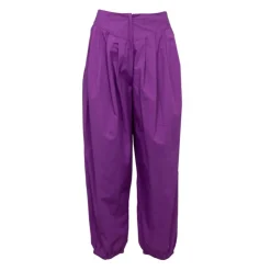 ANTIK BATIK Sarouel karo plissé large Femme VIOLET Online