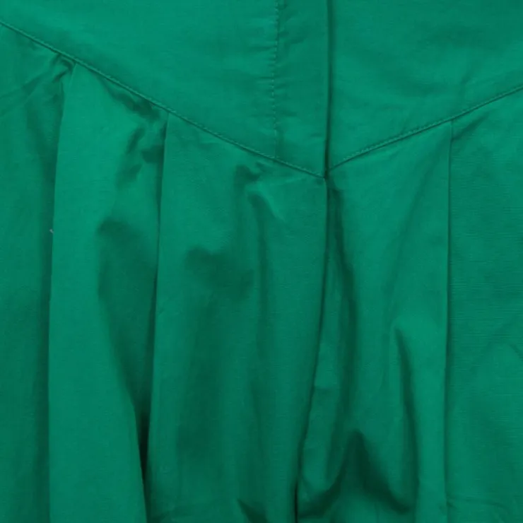 ANTIK BATIK Sarouel karo plissé large Femme VERT Online