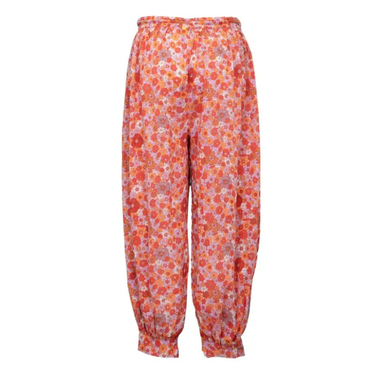 ANTIK BATIK Sarouel marty à fleurs orange Femme ROUGE Hot