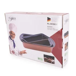 PLATINUM Set de 3 moules à gâteau métal anti adhésifs 3 tailles MARRON Hot