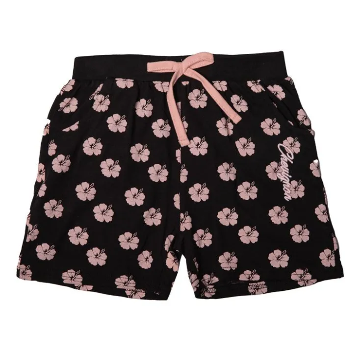 CHEVIGNON Short à fleurs avec cordon Enfant NOIR Best