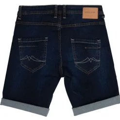 DEELUXE 74 Short arvin gris délavé avec revers Enfant BLEU FONCE Discount