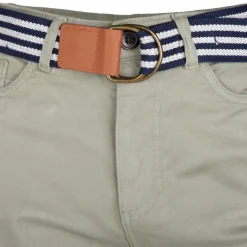 DEELUXE 74 Short avec ceinture tressée Homme VERT Sale