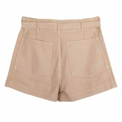 HAPPY Short billie poches plaquées avec ceinture Femme BEIGE Best