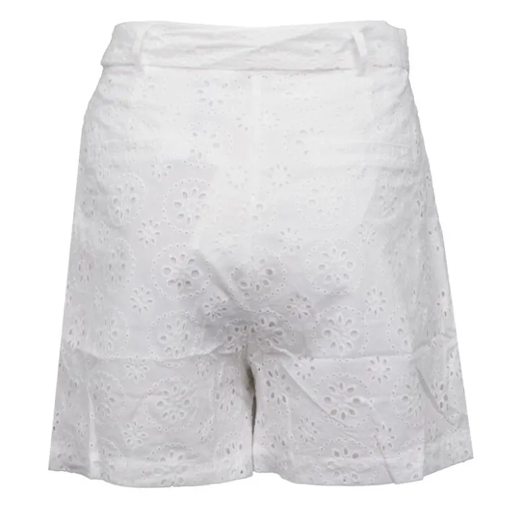 LA PETITE ETOILE Short brodé avec ceinture Selin Femme BLANC Outlet