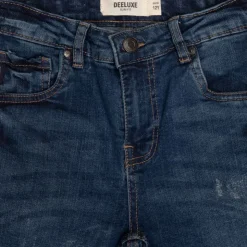 DEELUXE 74 Short foncée denim avec revers Enfant BLEU Online
