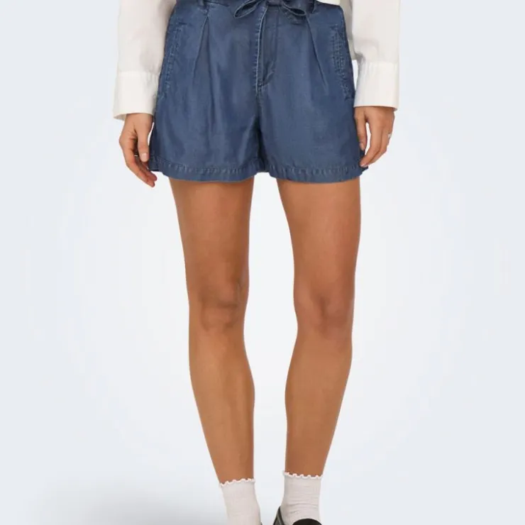ONLY Short charis clair à ceinture regular Femme BLEU Clearance