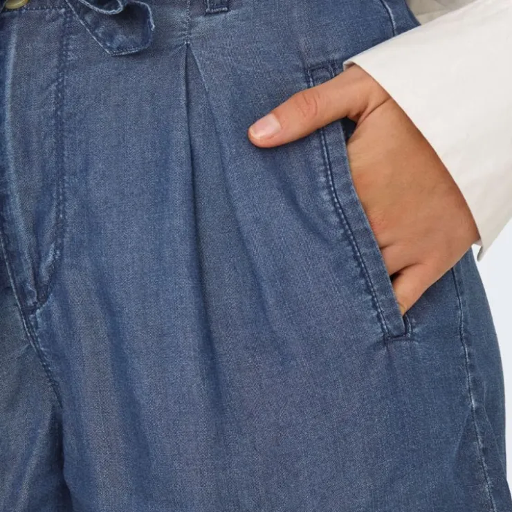 ONLY Short charis clair à ceinture regular Femme BLEU Clearance