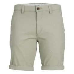 JACK & JONES Short chino en coton Homme KAKI Sale