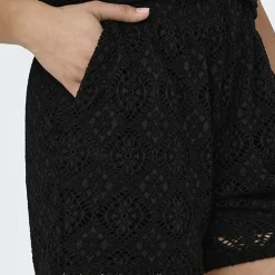 JDY Short court élastique eva à dentelle Femme NOIR Clearance