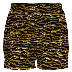 VERO MODA Short court motif léopard Femme NOIR