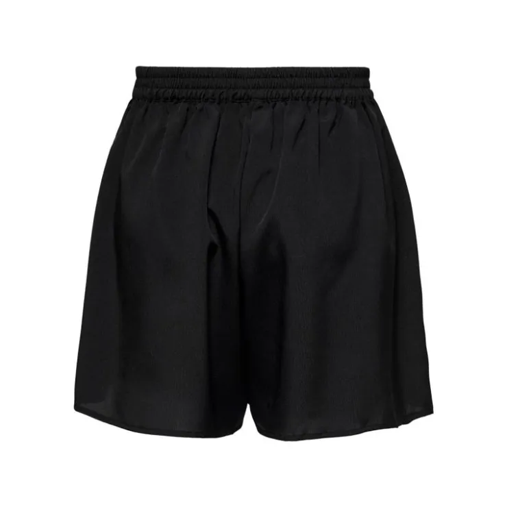 ONLY Short court regular taille élastique Femme NOIR Best
