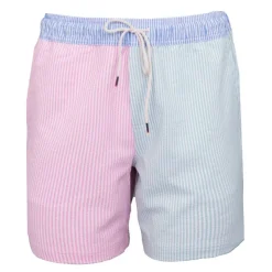 DOCKERS Short de bain à rayures rose bleu vert Homme MULTICOLORE Online