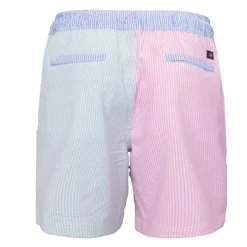DOCKERS Short de bain à rayures rose bleu vert Homme MULTICOLORE Online